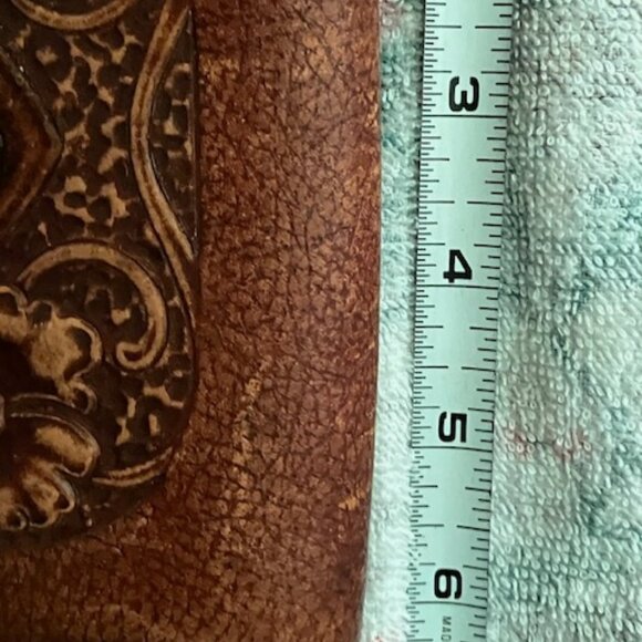 Vintage 1926 Nocona Leather Purse - Picture 2 of 11